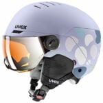 uvex rocket jr visor cool lavender abstract matt