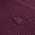 ziemas cepure cap burgundy 4f waw25acapu562 60s