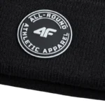 ziemas cepure cap deep black 4f jwmm00acapu643 20s