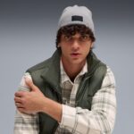 ziemas cepure ess elevated rubber patch low crown bean pu 026414 02 1