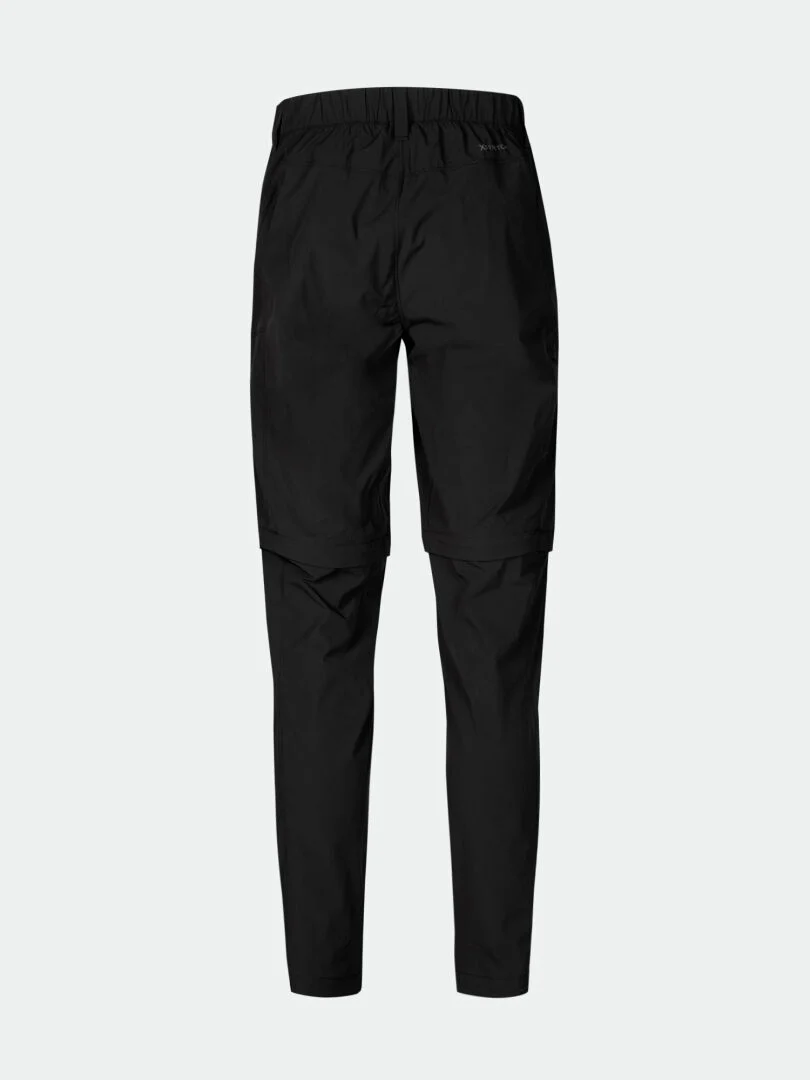 pārgājiena bikses pallas cool m stretch zip off pants black ha 064 0827 p99