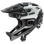 veloķivere uvex react jr fullface black white matt 52 56 uv4146980115 www fans lv