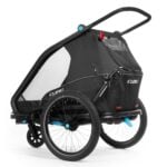 cube cube kids trailer double cmpt black