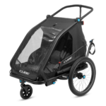 cube cube kids trailer double cmpt black