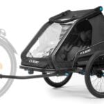 cube cube kids trailer double cmpt black